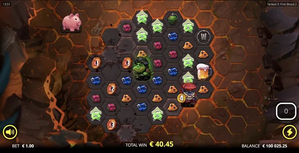 An xLoot upgrade raising a gem's payout level